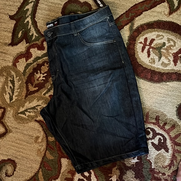 ECKO UNLTD  Size 44 Men's Bermuda Denim Shorts Med/Dark Blue Cozy Fit $54 NEW - Picture 13 of 13